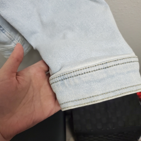 Light Wash Jean Jack Plus Size 3x - Picture 7 of 10